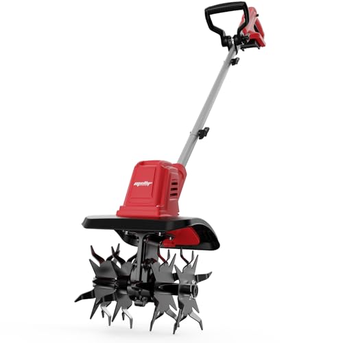 Electric Rototiller with 48 Steel Tines