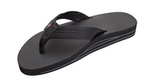 Rainbow Sandals Men's Double Layer Soft Top 1" EVA Rubber Filled Nylon Strap