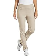 Willit Women's Golf Pants 3 Pockets Stretch Casual Pull on Pants Quick Dry Hiking Travel Pants