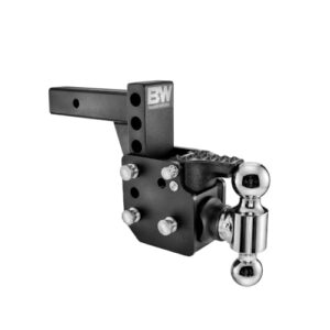 B&W Trailer Hitches Dual Ball Pintle Tow & Stow - Fits 2" Receiver