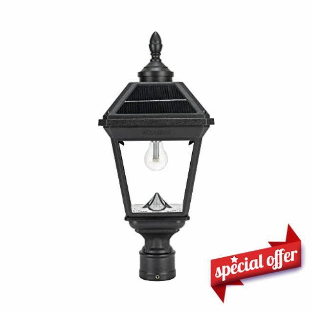 Gama Sonic Imperial II Bulb Solar Post Light