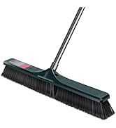 MASTERTOP Heavy Duty Outdoor Broom, Commercial Brooms for Sweeping Indoor with 55" Long Handle, L...