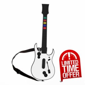 NBCP Wireless Guitar Hero Controller for PC and PlayStation 3 PS3 with Dongle for Clone Hero