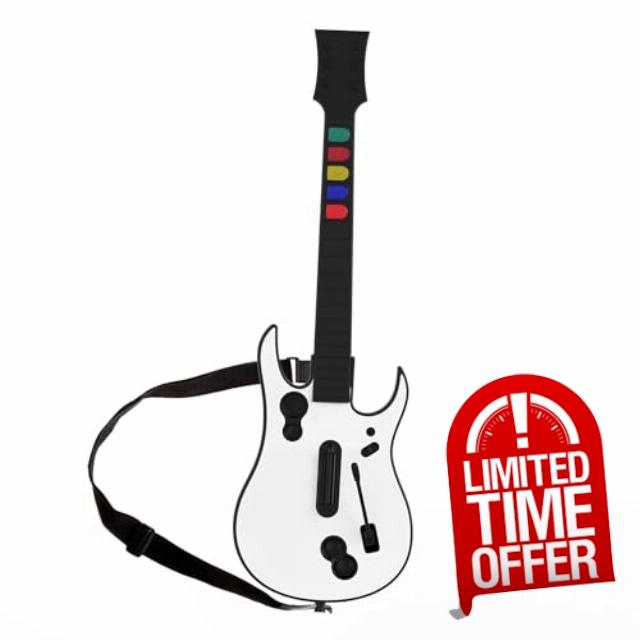 NBCP Wireless Guitar Hero Controller for PC and PlayStation 3 PS3 with Dongle for Clone Hero