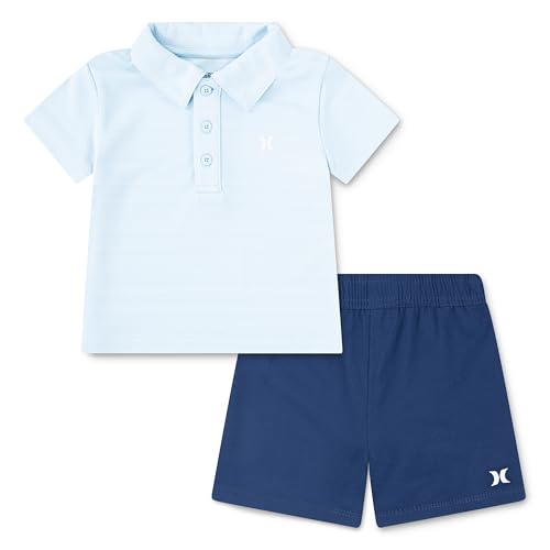Hurley Baby Boys' And Toddler Boys' Polo and Shorts 2-piece Outfit Se