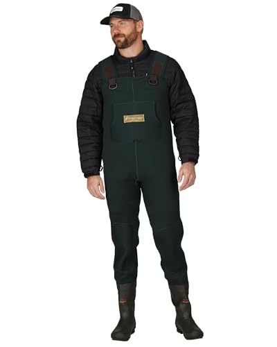 FROGG TOGGS Men's Amphib Neoprene Waterproof Fishing Bootfoot Chest Wader for Fishing