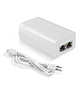 Lightning to Ethernet Adapter Supports All iOS, PoE to Lightning Adapter with 10W Charging for iP...