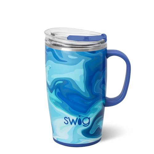 Insulated Tumbler with Handle and Lid