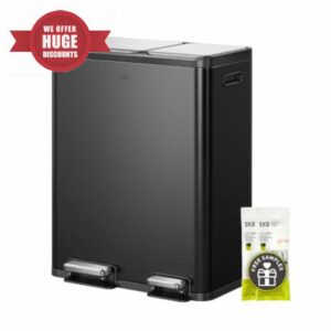 EKO EcoCasa 8+5 Gal (30+20L) Dual Trash Can for Kitchen