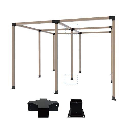 1pcs 5-Way Corner Bracket and 1 Base
