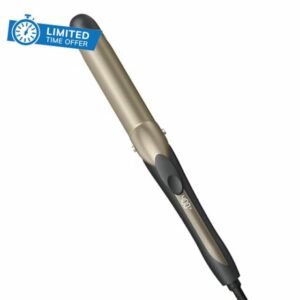 Conair INFINITIPRO Tourmaline Ceramic Curling Iron 1-1/4 inch Barrel with 5 Heat Settings up to 400°F and Digital Display