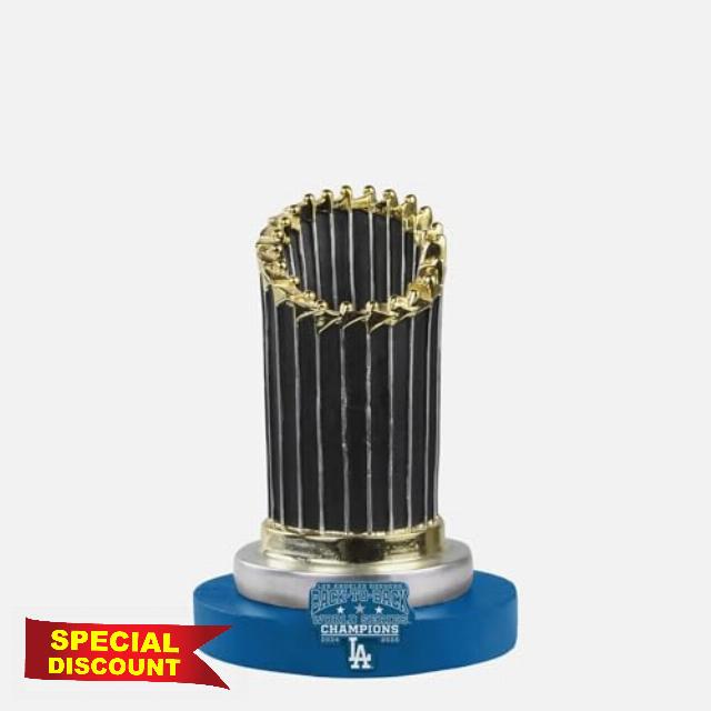 Los Angeles Dodgers 2025 Back To Back World Series Champions Trophy Paperweight Paperweight MLB