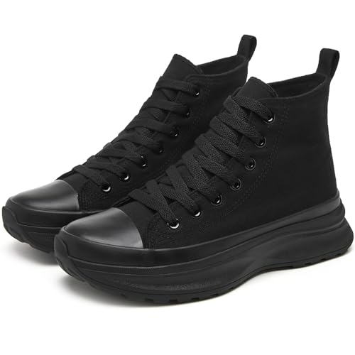Yageyan Womens High Top Sneakers - Platform Shoes