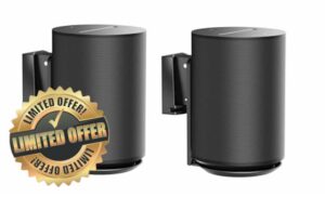 ynVISION.DESIGN Adjustable Wall Mount Compatible with Sonos ERA 100 or Era 100 SL Speakers - Includes All Mounting Hardware and Anchors for Drywall
