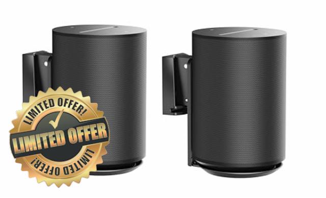 ynVISION.DESIGN Adjustable Wall Mount Compatible with Sonos ERA 100 or Era 100 SL Speakers - Includes All Mounting Hardware and Anchors for Drywall