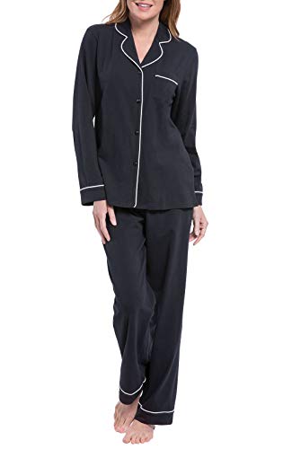 PajamaGram Pajama Set For Women - Pajamas Women Jersey Boyfriend