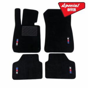 Custom Fit Wool Carpet Car Floor Mats for BMW X1 E84 2009-2015 - High-Density Anti-Slip All-Weather Full Coverage Mats