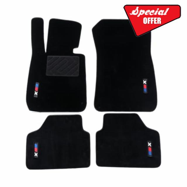Custom Fit Wool Carpet Car Floor Mats for BMW X1 E84 2009-2015 - High-Density Anti-Slip All-Weather Full Coverage Mats