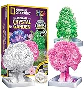 National Geographic Jumbo Crystal Growing Kit - Grow Your Own Giant Glow in The Dark Crystal in a...