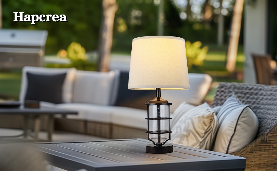 Outdoor table lamp