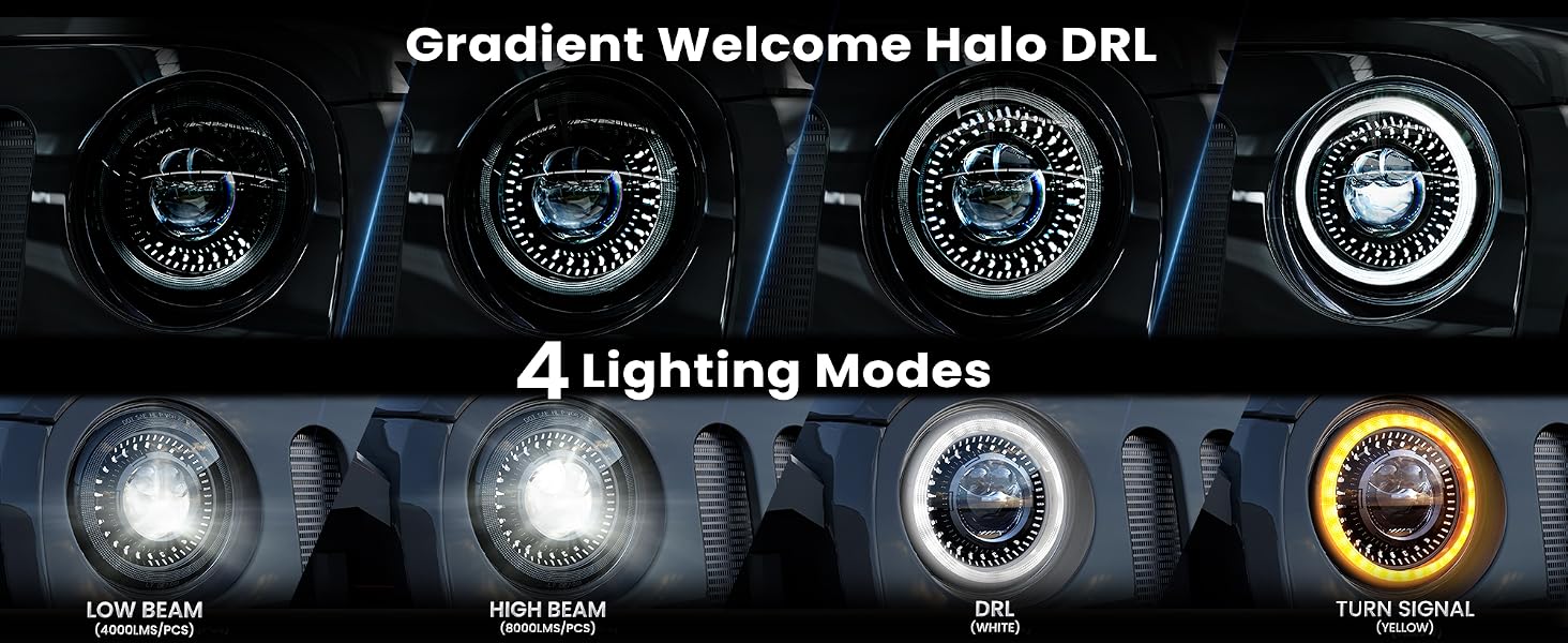 7 inch led headlight jeep tj headlights jeep headlights led jeep wrangler led headlights