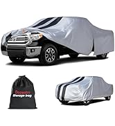 Dodge Ram 1500 Truck Cover Custom Fit 2009-2026 Crew Cab Short Bed(5.7'-6.4') with Door Zipper, 1...