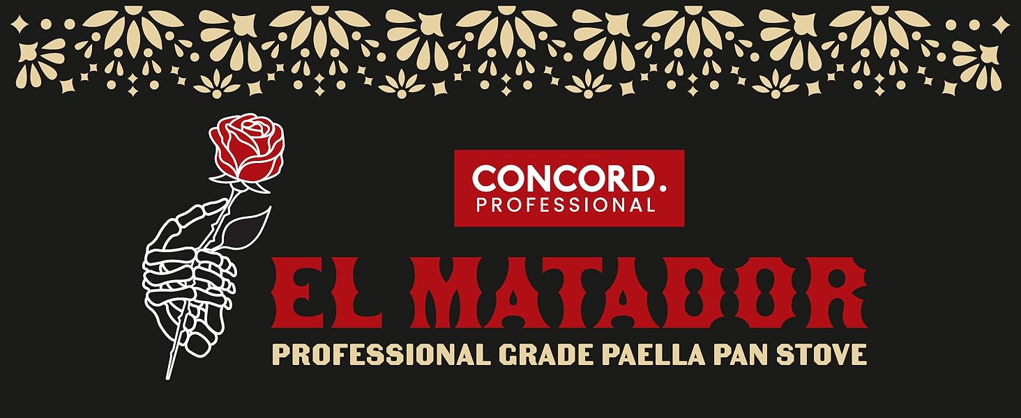 EL MATADOR PROFESSIONAL GRADE PAELLA PAN STOVE