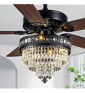 52 Inch Fandelier Ceiling Fan