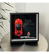 iLuane Display Wallboard for LEGO Speed Champions Bugatti Vision Gran Turismo Hyper Sports Car Bu...