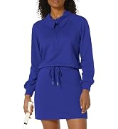 Casly Lamiit Women's 2 Piece Skirt Sets Athletic Tennis Skorts Tracksuit Half Zip Long Sleeve Swe...