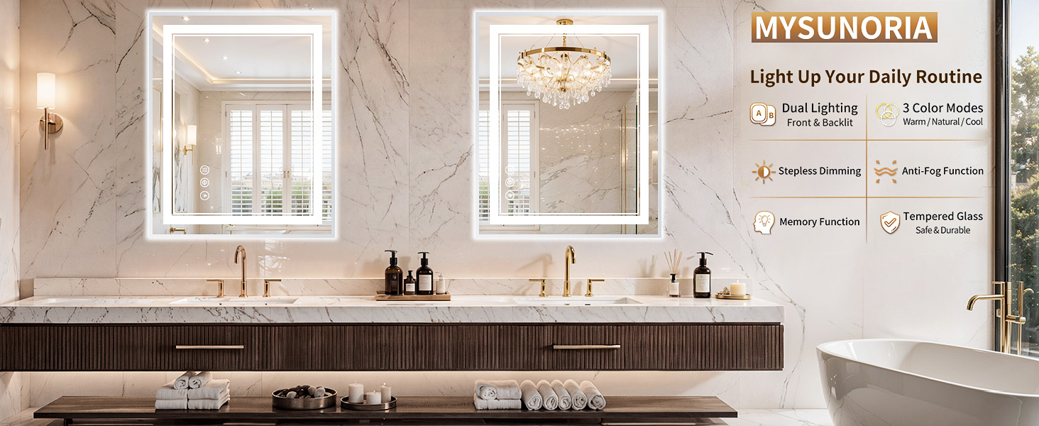 bathroom mirror