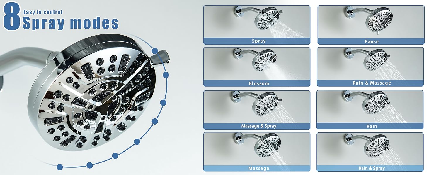 2 handle shower faucet set