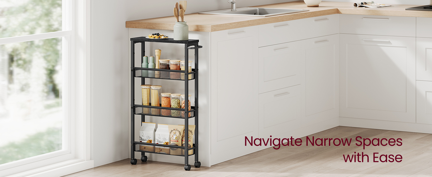 Slim Rolling Cart
