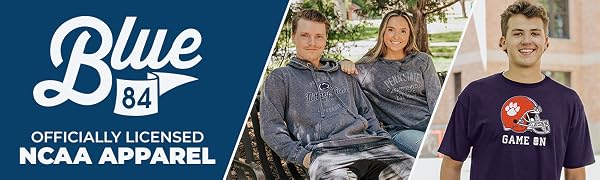 Officially Licensed NCAA apparel from blue 84
