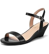 DOBOLIN Kitten Heels Sandals for Women Square Toe Flip Flop Thong Sandals for Summer Office Dress