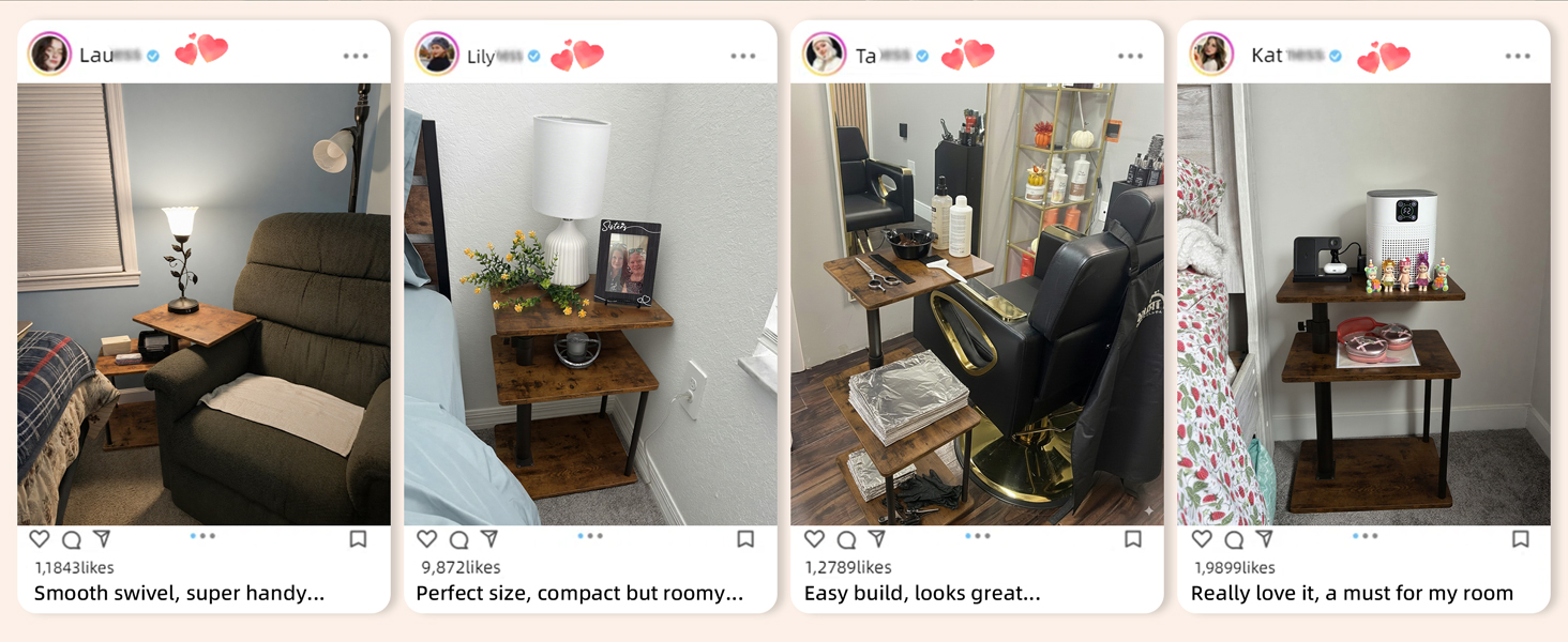 end table with tv tray