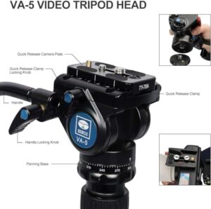 62.6″Heavy Duty Tripod Kit for DSRL