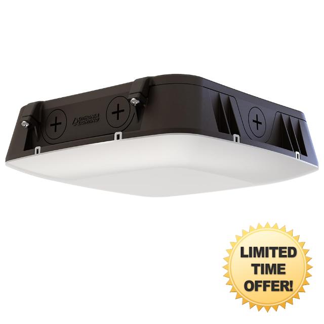 Lithonia Lighting 10" Square Canopy LED Outdoor Ceiling Light