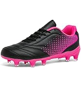 LIZRHA Soccer Shoes for Boys Girls Soccer Cleats Boys Girls Kids Athletic Outdoor Football Shoes ...