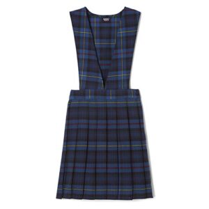 French Toast Girls Plaid V-Neck Jumpe