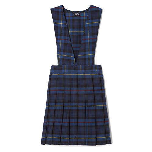 French Toast Girls Plaid V-Neck Jumpe