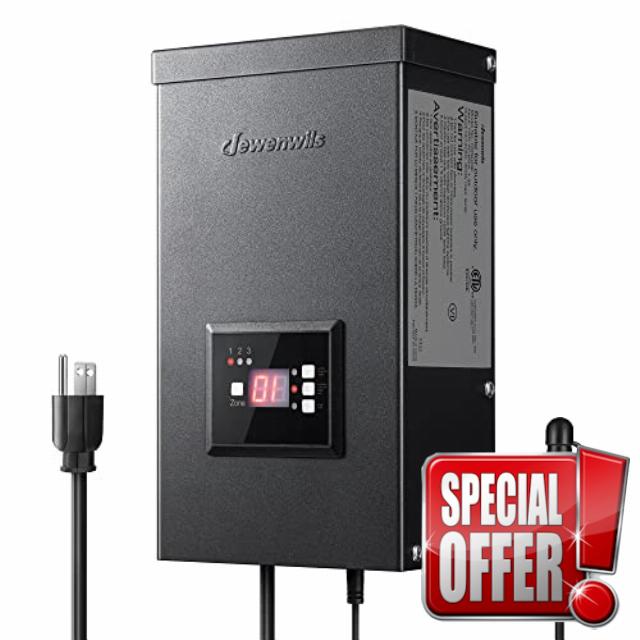 DEWENWILS 300W Low Voltage Landscape Transformer