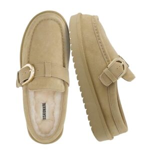 CUSHIONAIRE Origin Genuine Suede Mule Clogs for Women