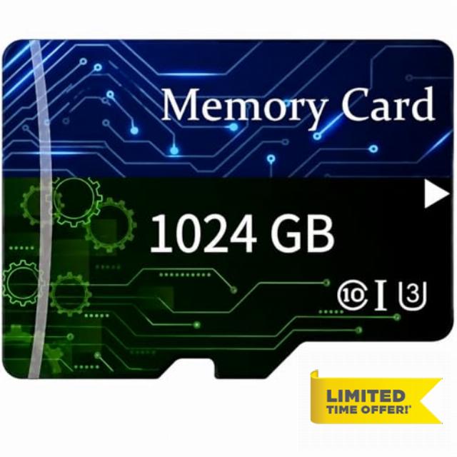 1TBTF SD Card with Adapter