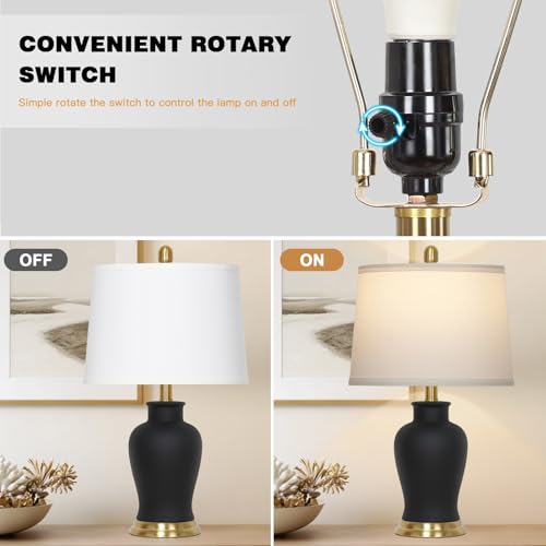 Elegant Bedroom Lamp for Night stand Desk Side End Table Home Deco