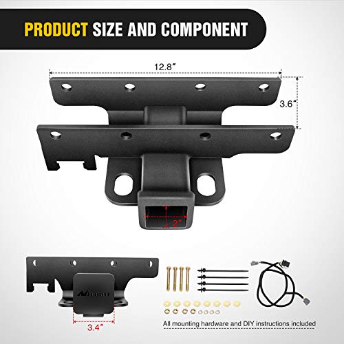 Compatible for 2007-2018 Jeep Wrangler JK 4 Door & 2 Unlimited