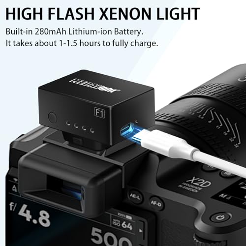 Mini hot Shoe Flash for DSLR Camera(Not Compatible for Sony ZV-1F.