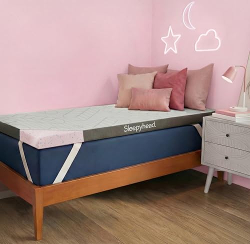 Thick Cooling Gel & Copper-Infused Memory Foam for College Dorm