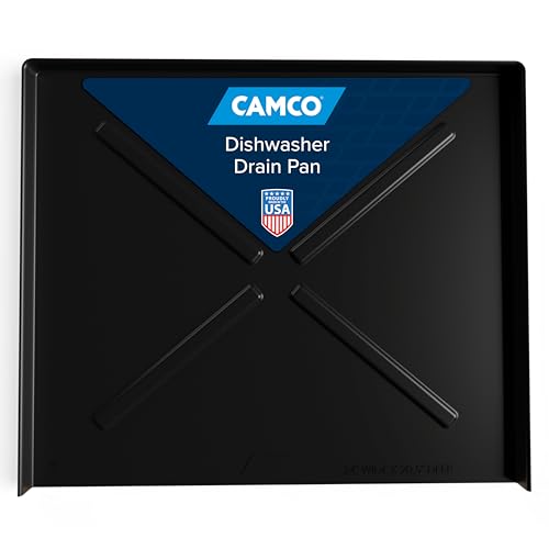 Camco Dishwasher Drain Pan | Protects Floors