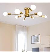 LASENCHOO Black Wagon Wheel Chandelier 20 Lights Dia 48" Farmhouse Chandeliers for Dining Room Li...